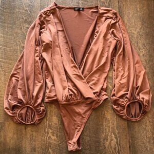 Express V Neck Bodysuit